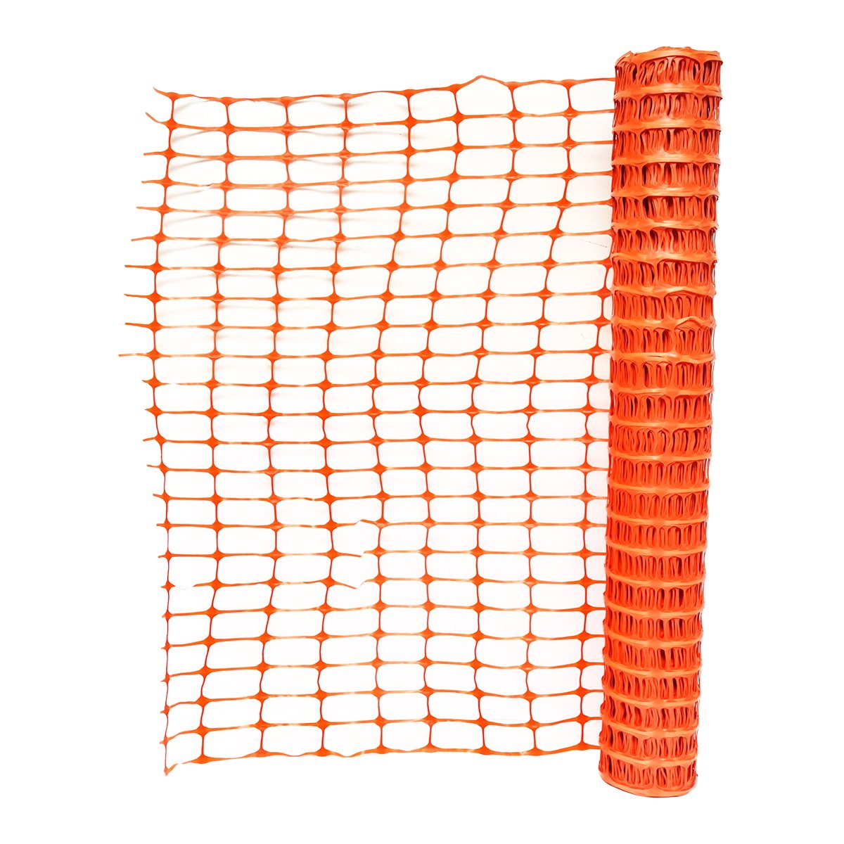 Plasa gard delimitare lucrari 1mx50m cu ochi 70x40mm, 110g/m portocaliu
